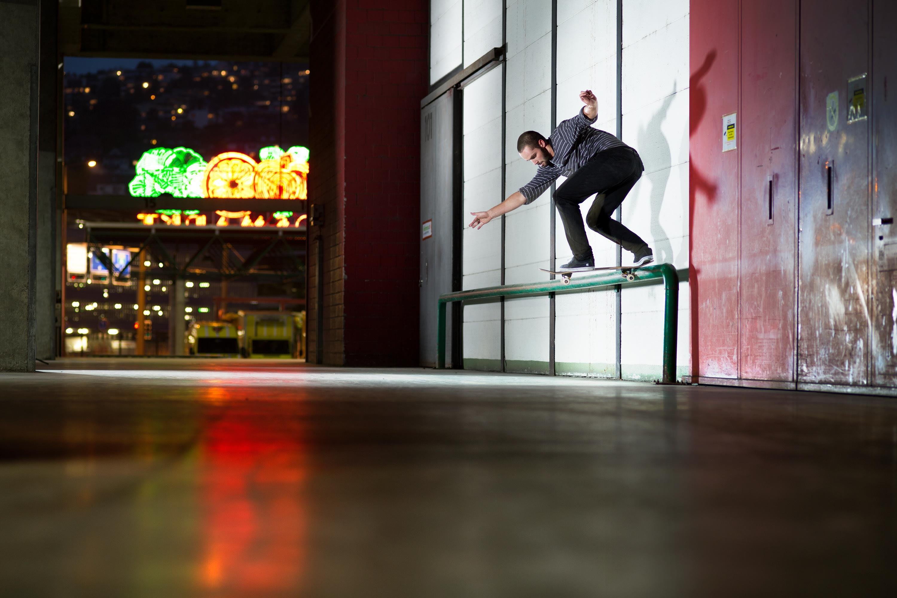 スケートボード saari CARVER カーバー ロング スケートボード LANDスケート 31.0inch CX JOB